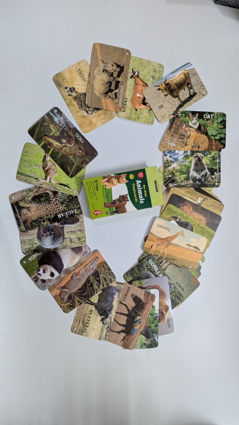 Animal Flash Cards for Kids (Educational Learning Cards)